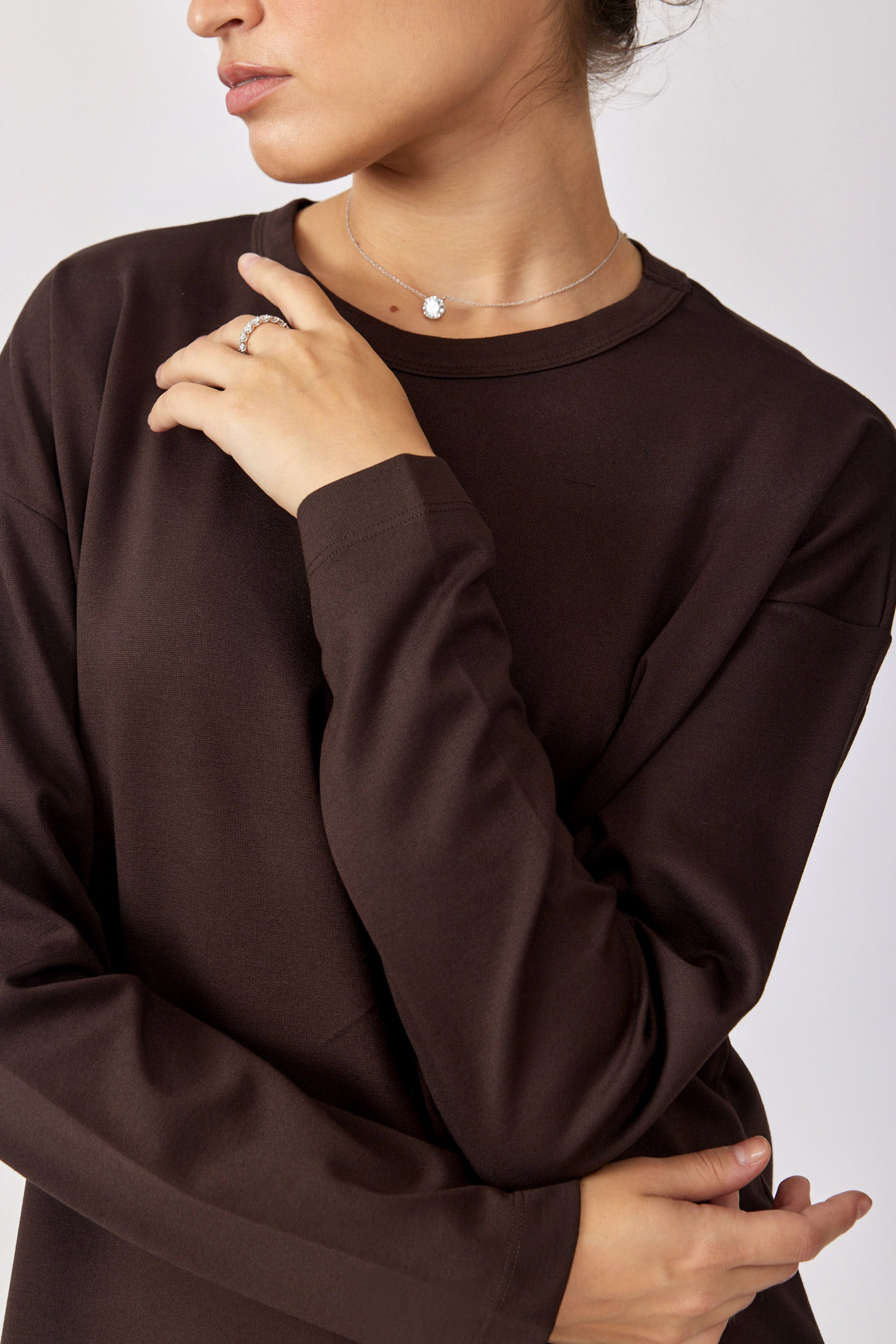 טישרט ביג ג'רסי שרוול ארוך