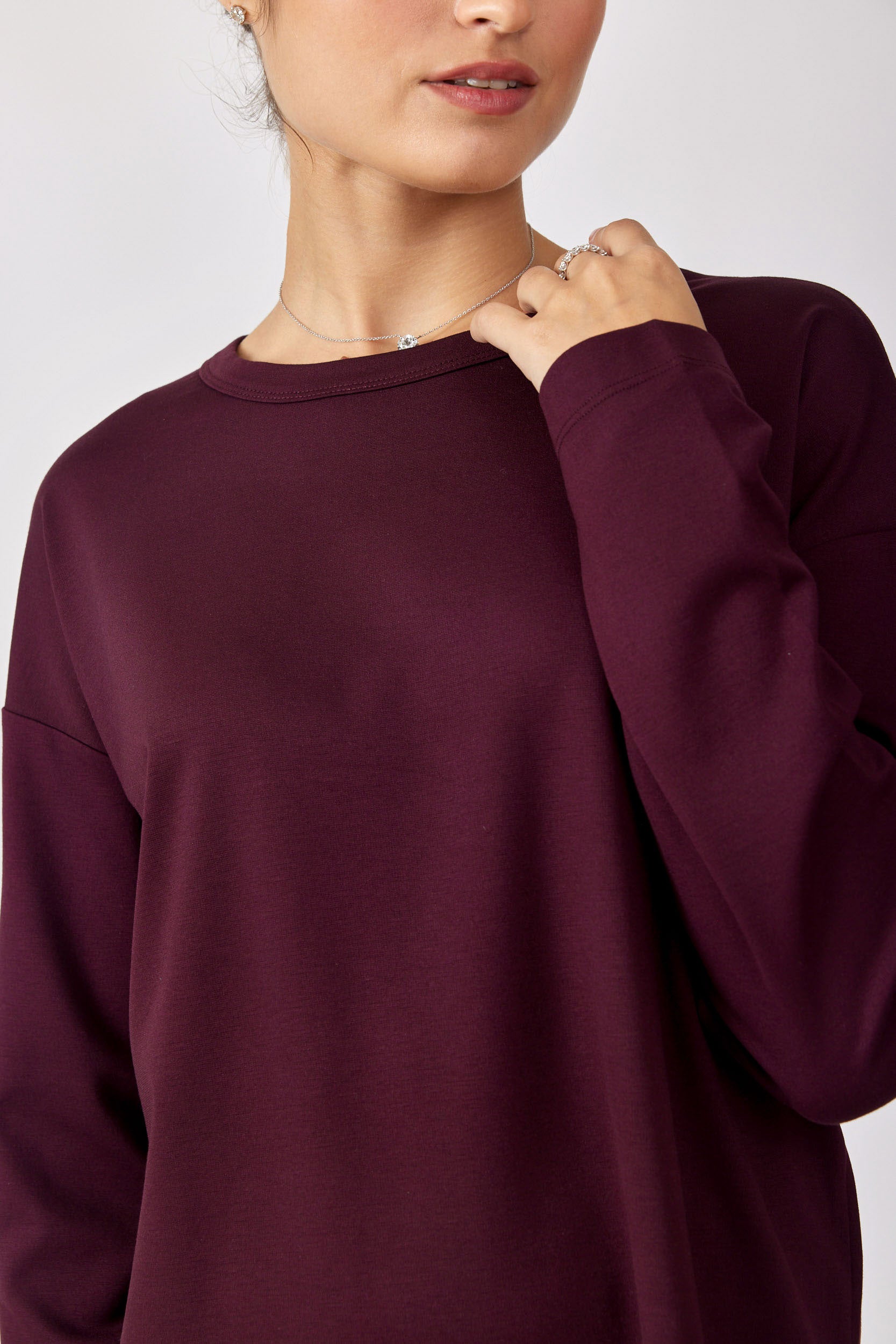 טישרט ביג ג'רסי שרוול ארוך