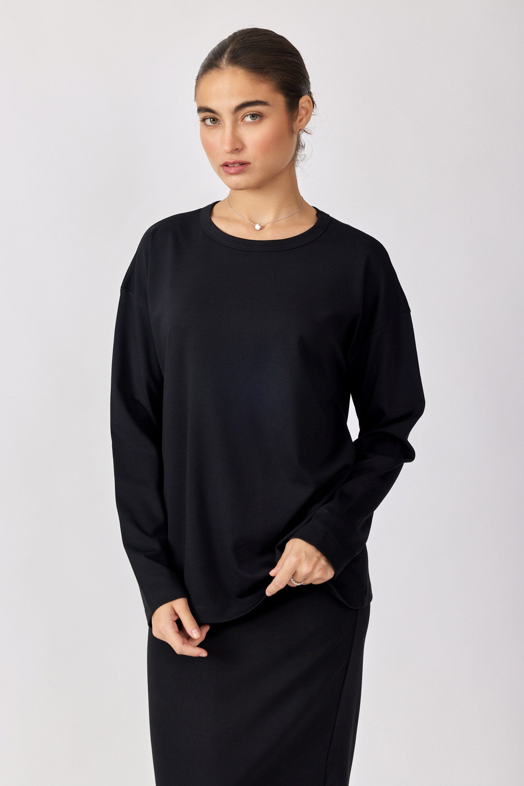 טישרט ביג ג'רסי שרוול ארוך