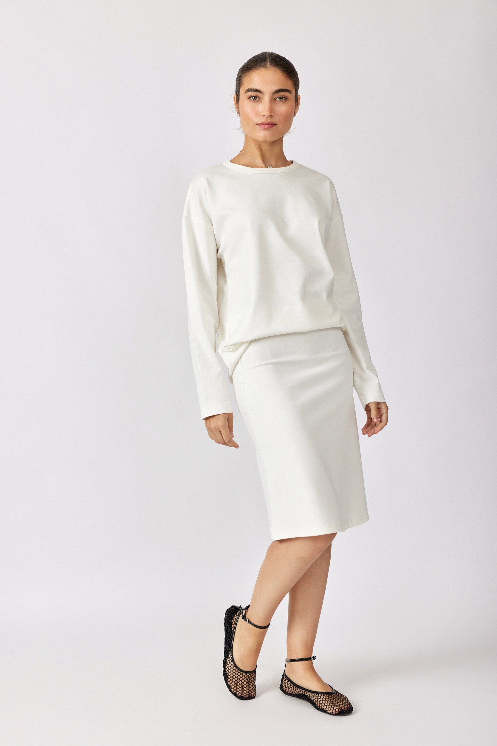 טישרט ביג ג'רסי שרוול ארוך