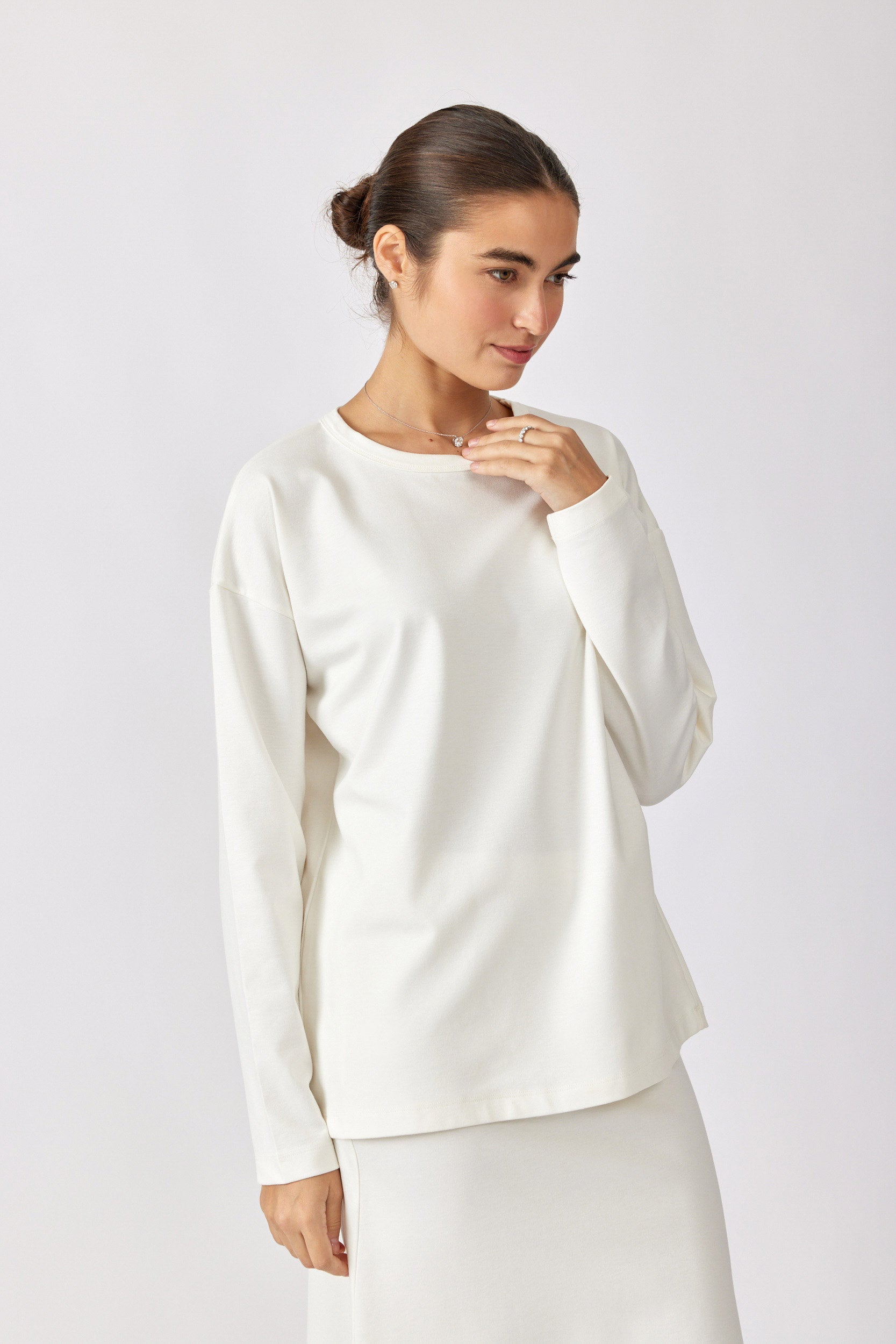 טישרט ביג ג'רסי שרוול ארוך