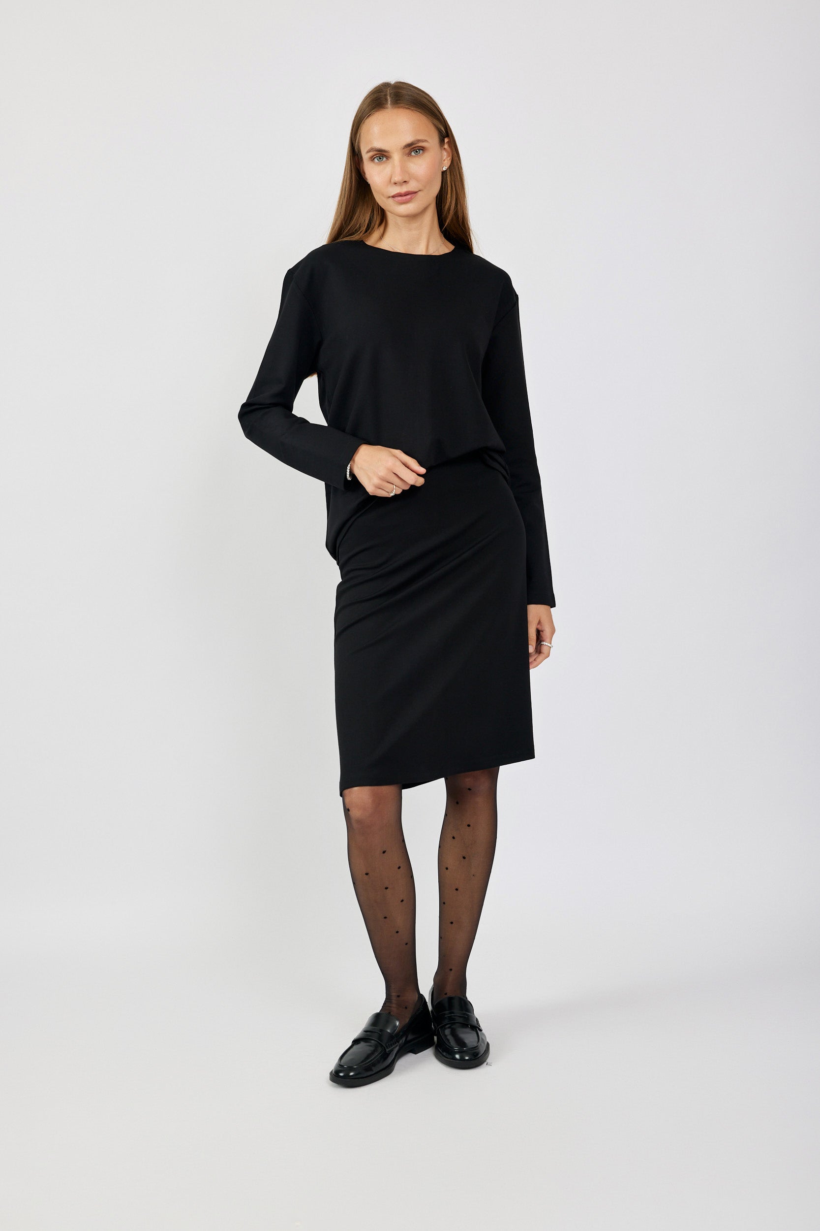 טישרט ג'רסי אלגנט שרוול ארוך