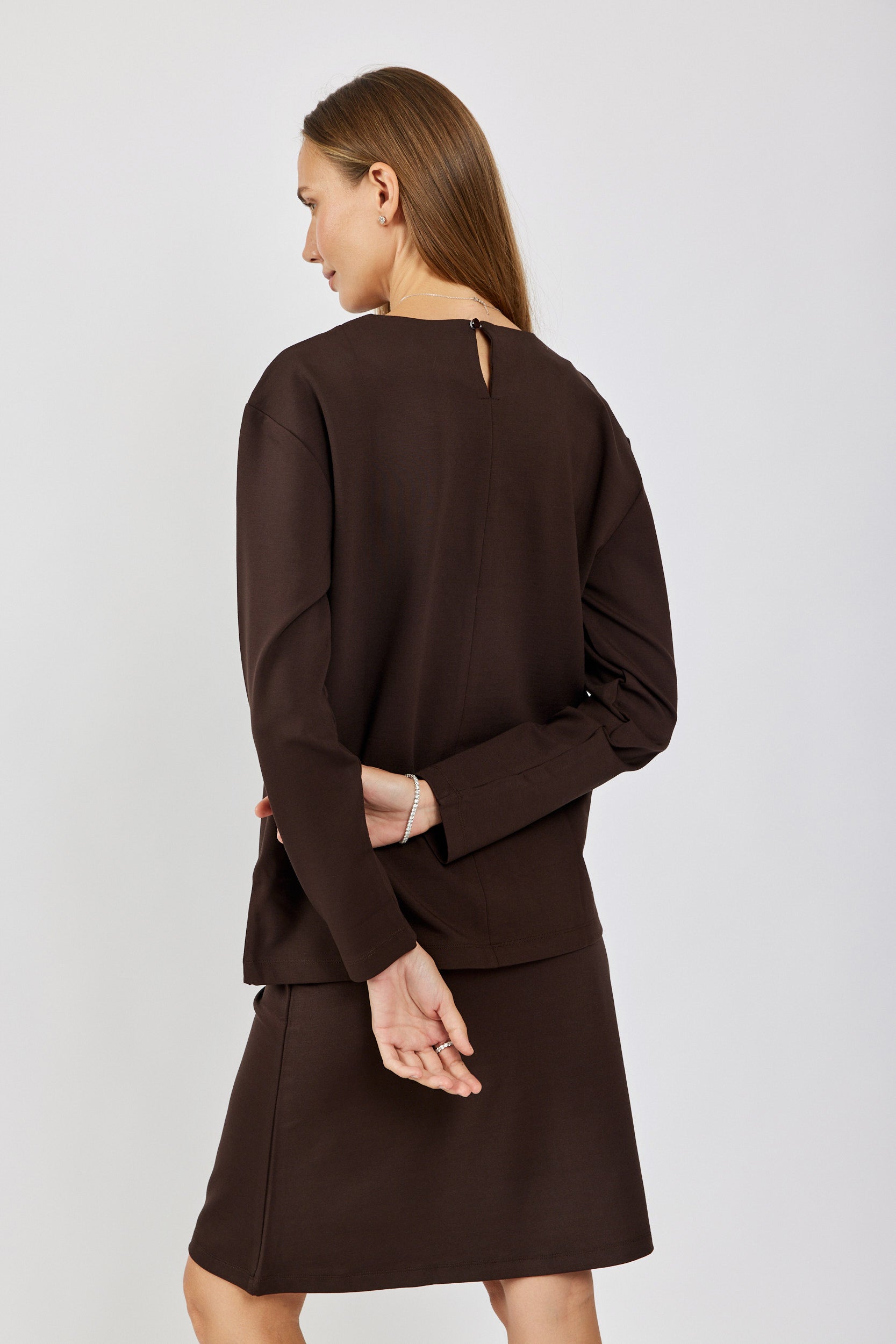 טישרט ג'רסי אלגנט שרוול ארוך