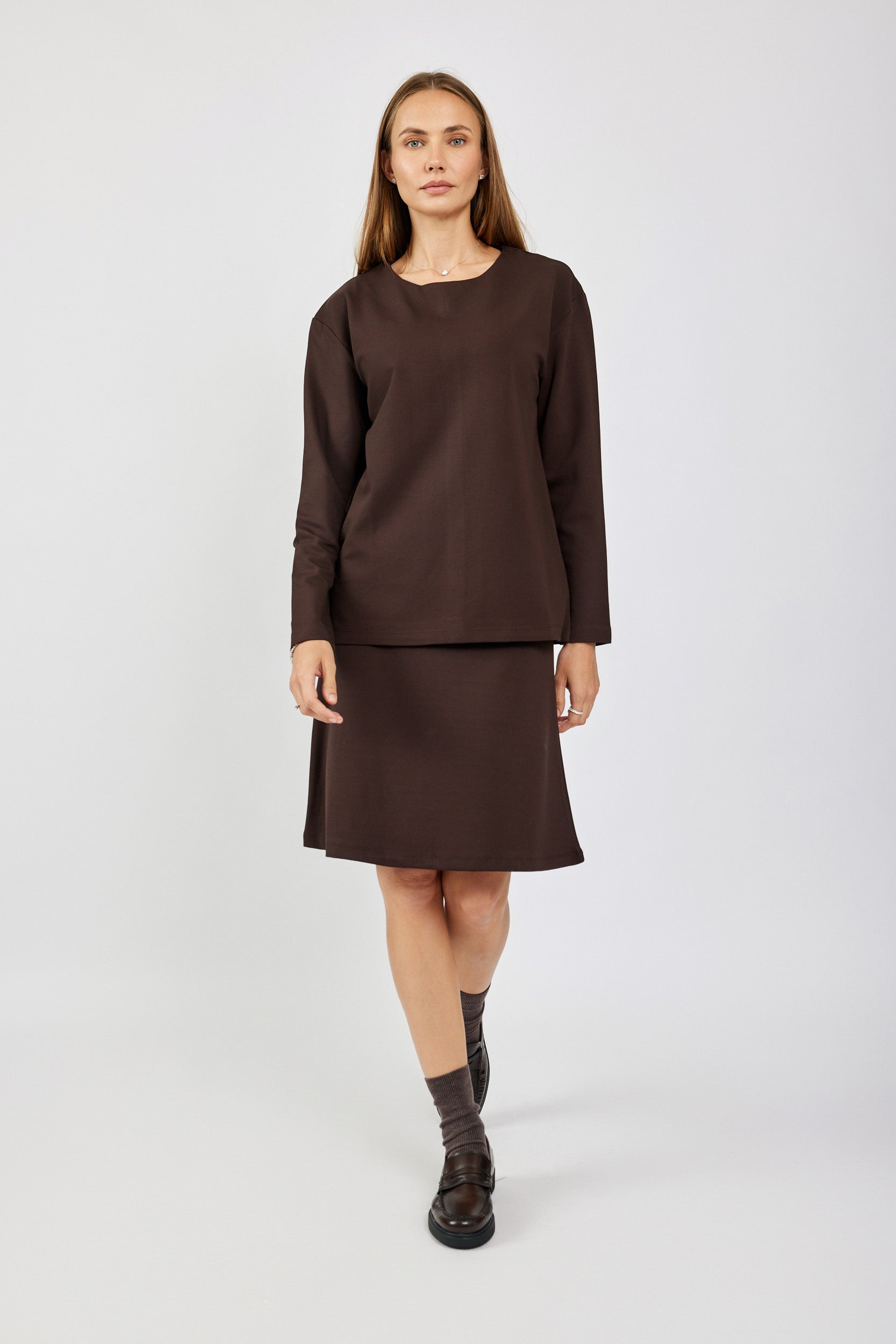 טישרט ג'רסי אלגנט שרוול ארוך