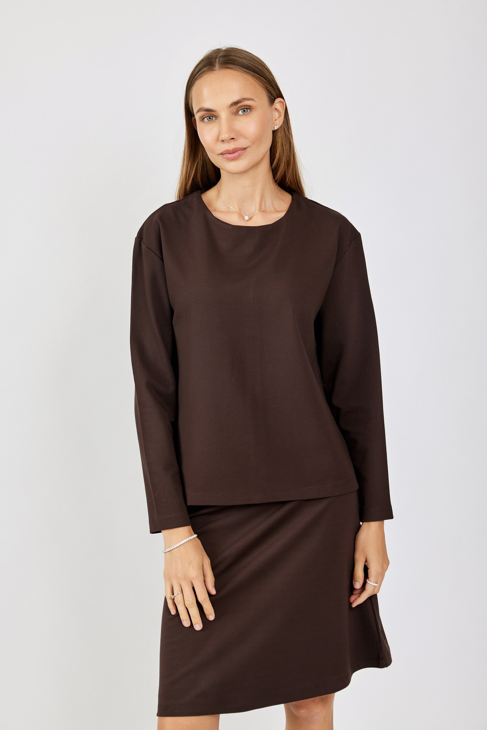 טישרט ג'רסי אלגנט שרוול ארוך