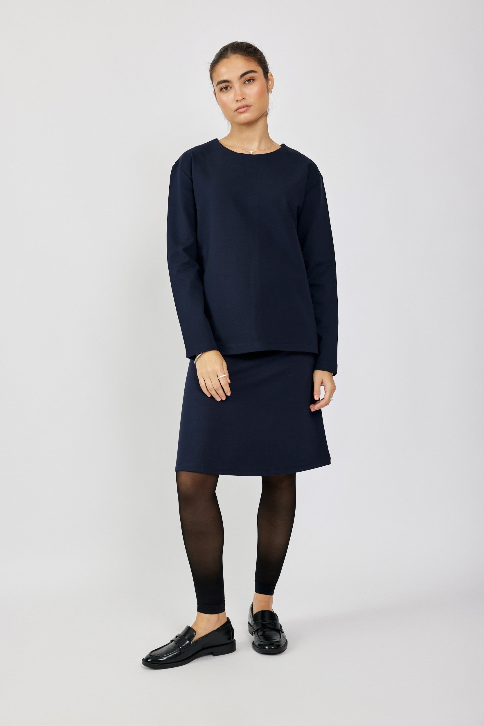 טישרט ג'רסי אלגנט שרוול ארוך