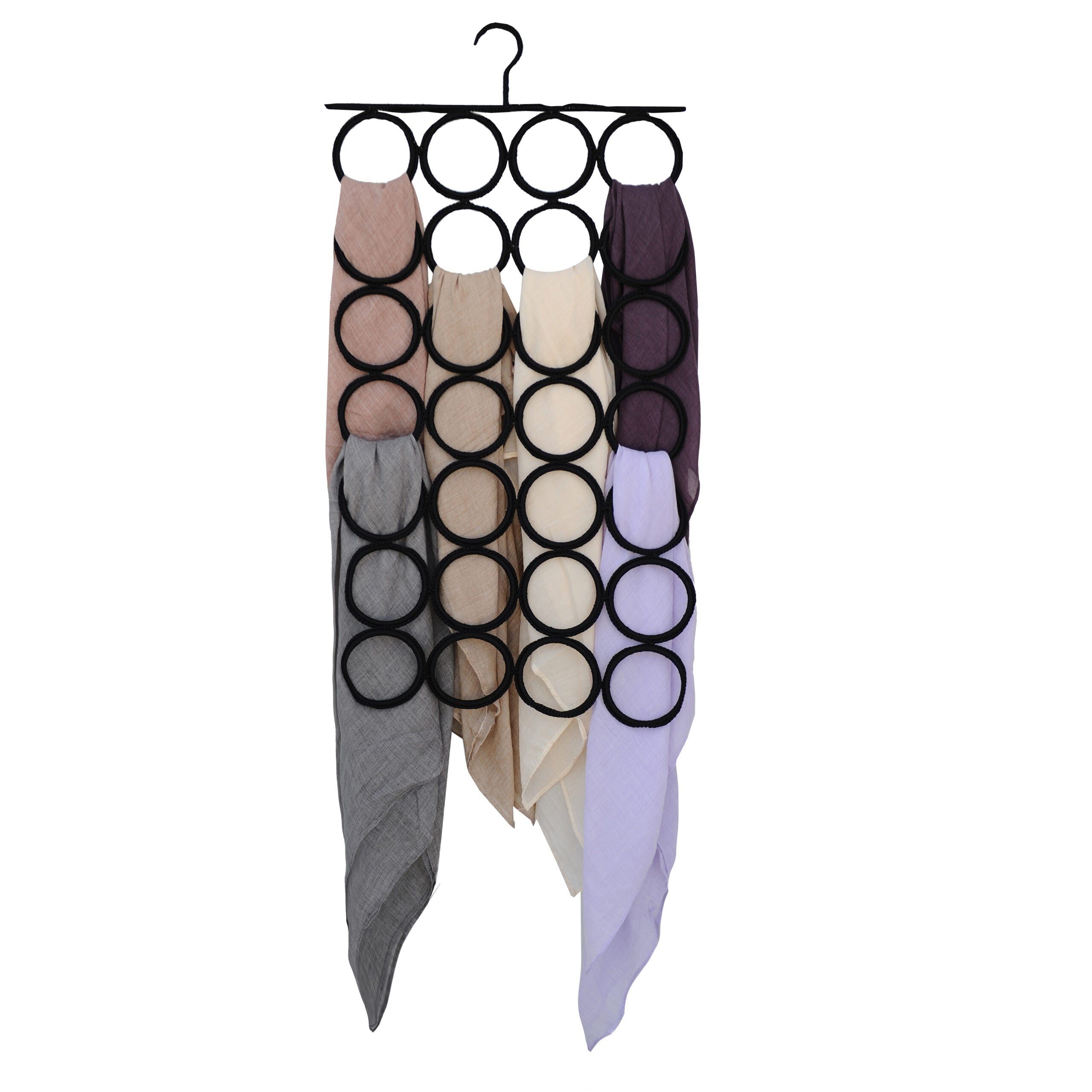 מתלה למטפחות צבע שחור