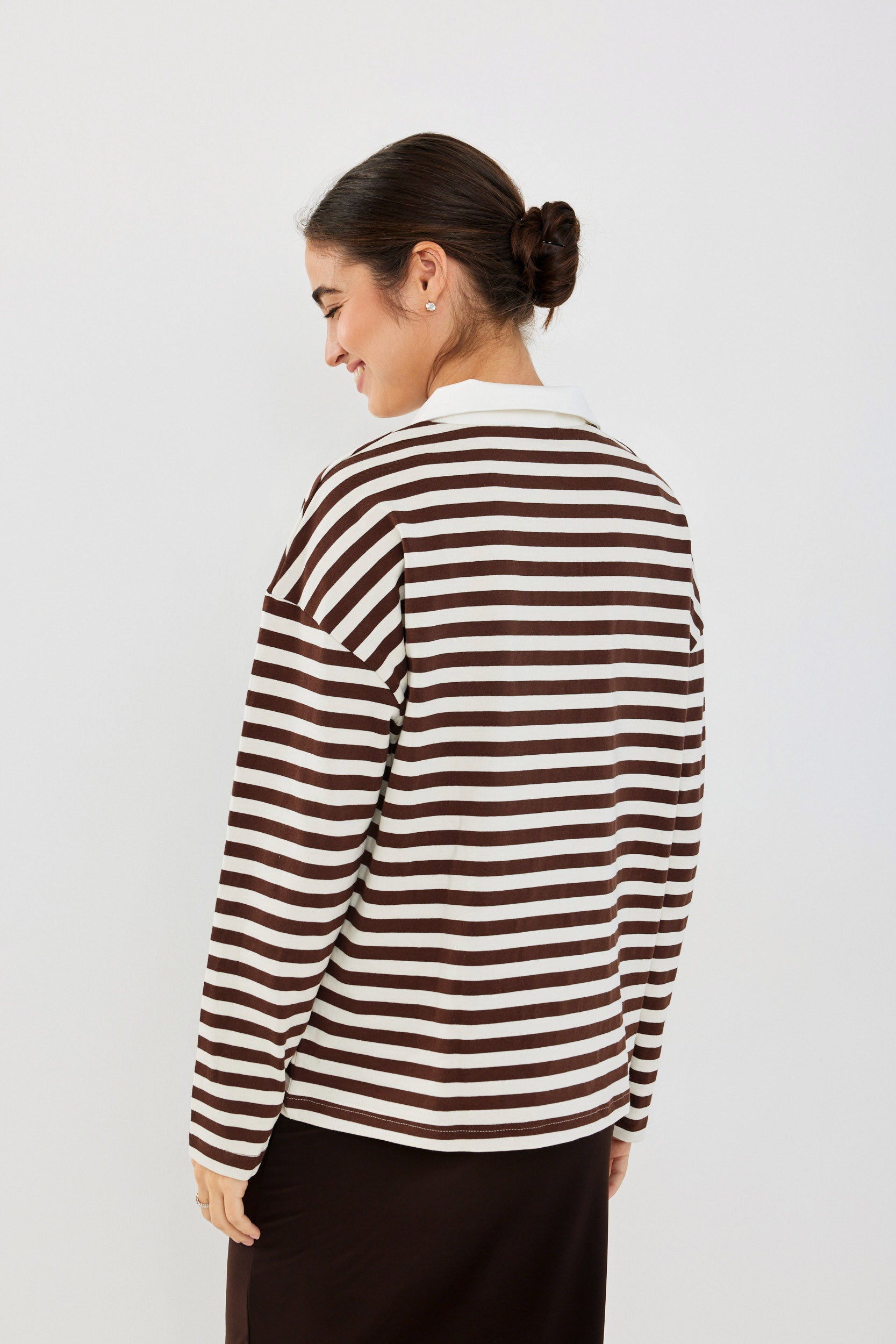 חולצת פולו פסים ביג