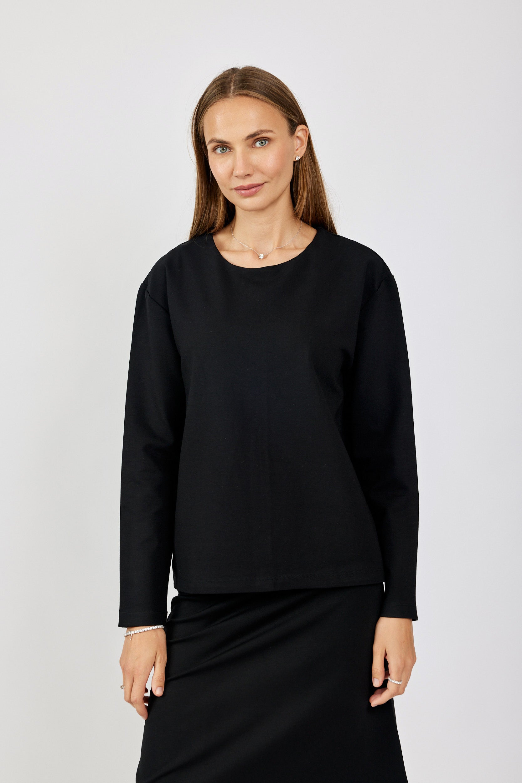 טישרט ג'רסי אלגנט שרוול ארוך