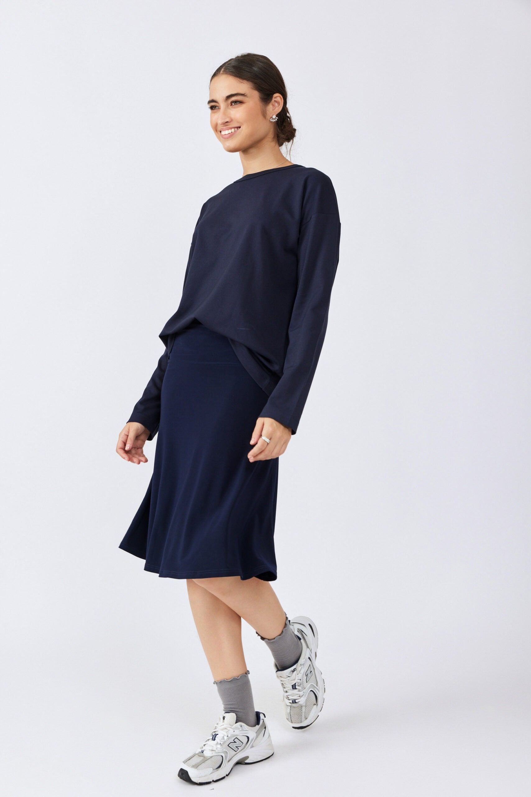 חצאית נאון קצרה גזרת A