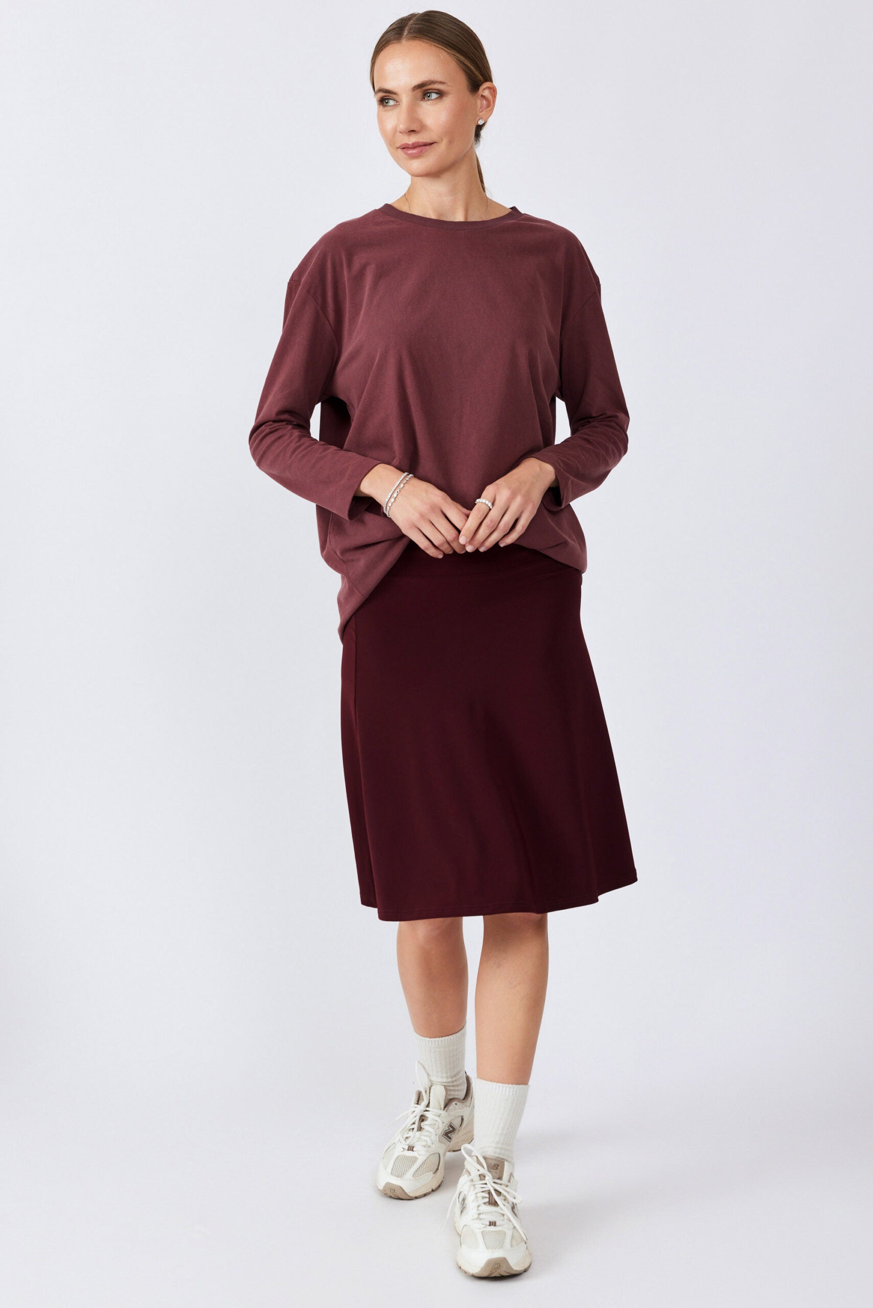 חצאית נאון קצרה גזרת A