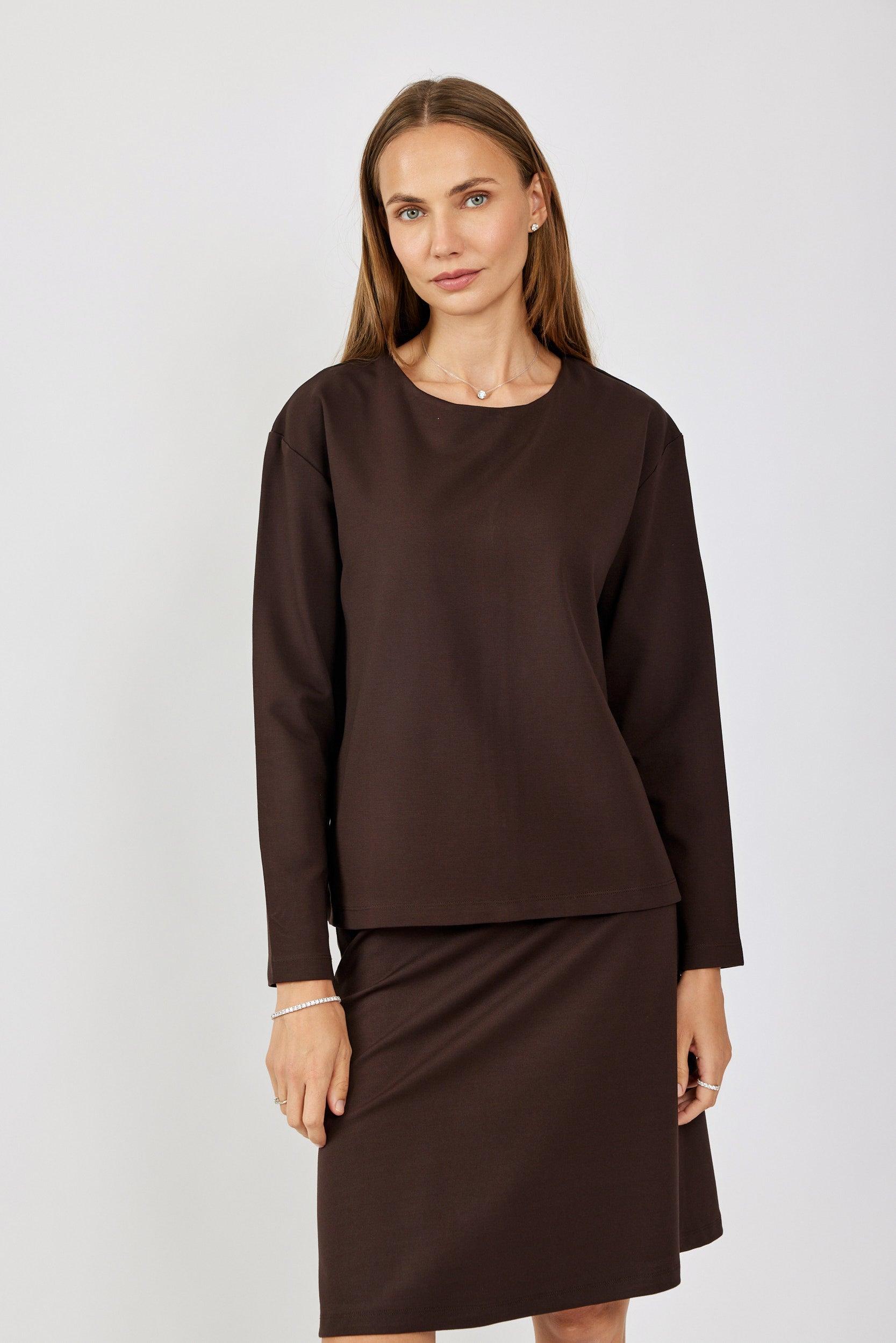 טישרט ג'רסי אלגנט שרוול ארוך