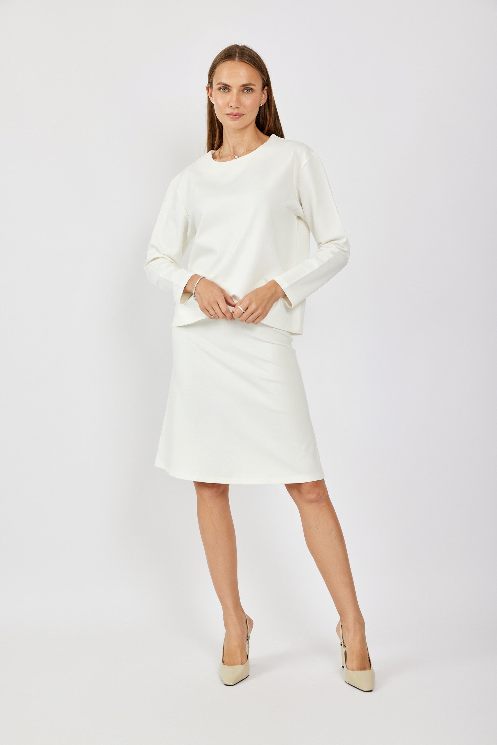 טישרט ג'רסי אלגנט שרוול ארוך