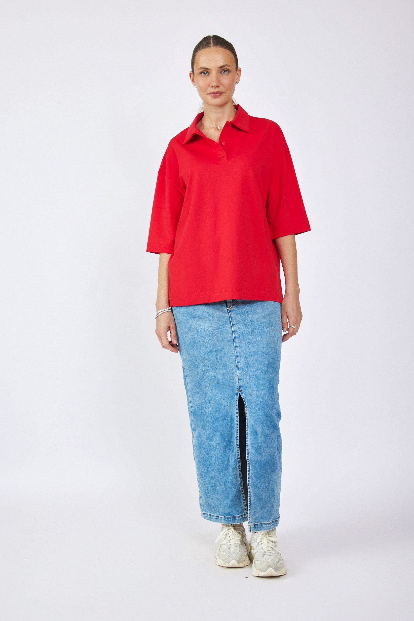 חולצת פולו ביג ג'רסי