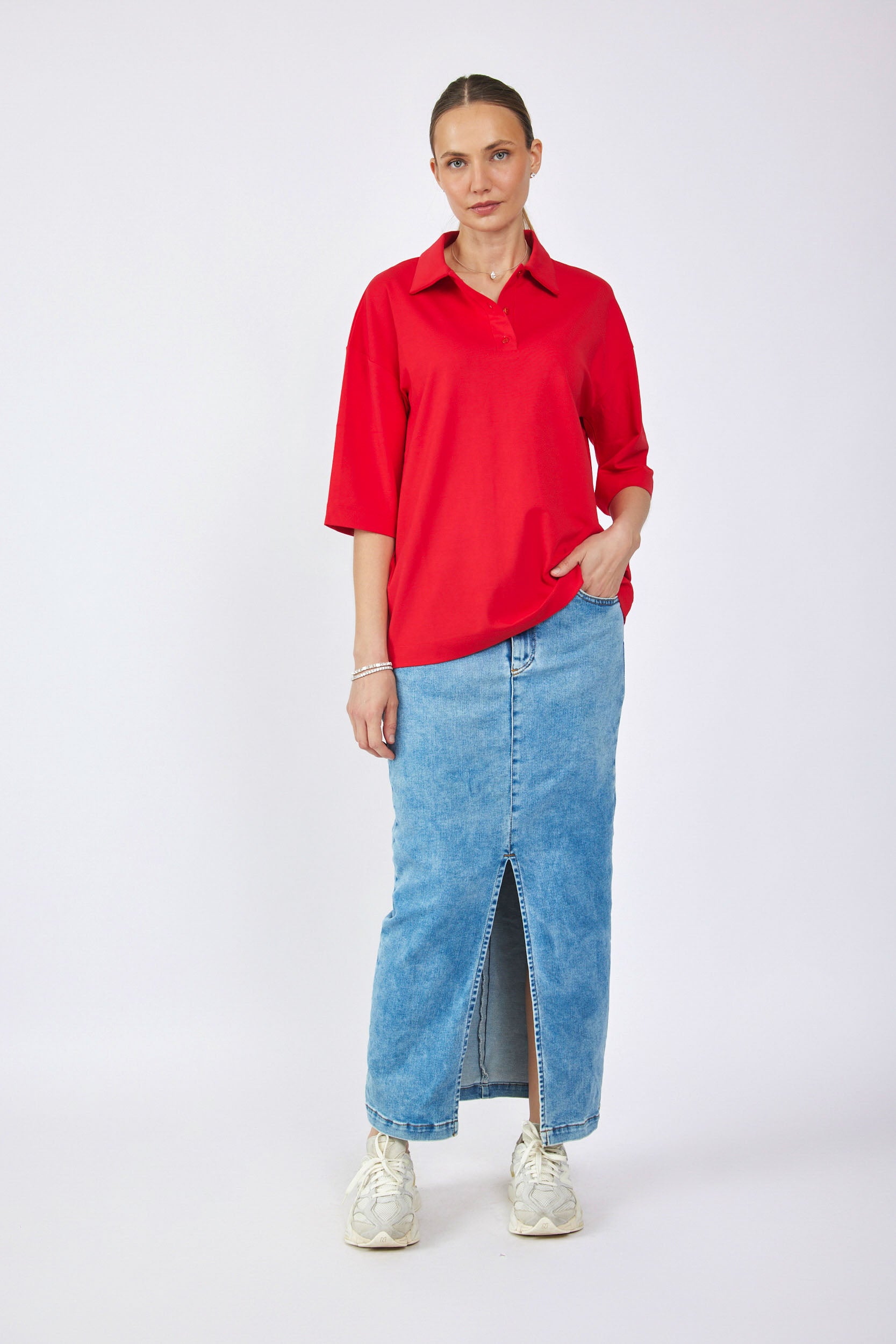 חולצת פולו ביג ג'רסי