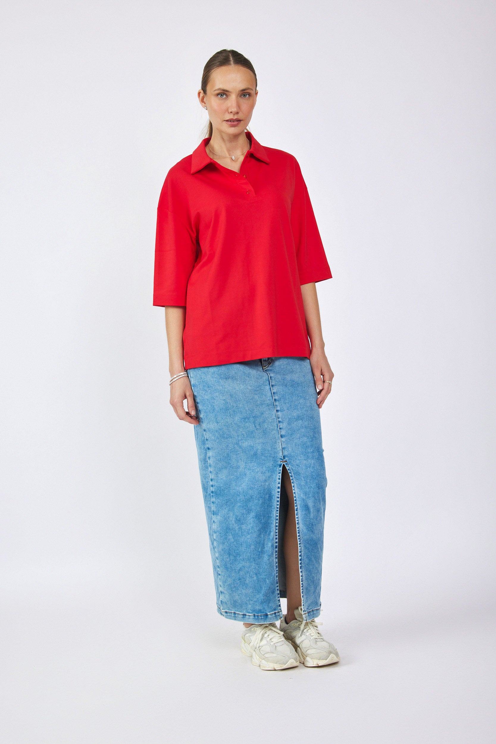 חולצת פולו ביג ג'רסי