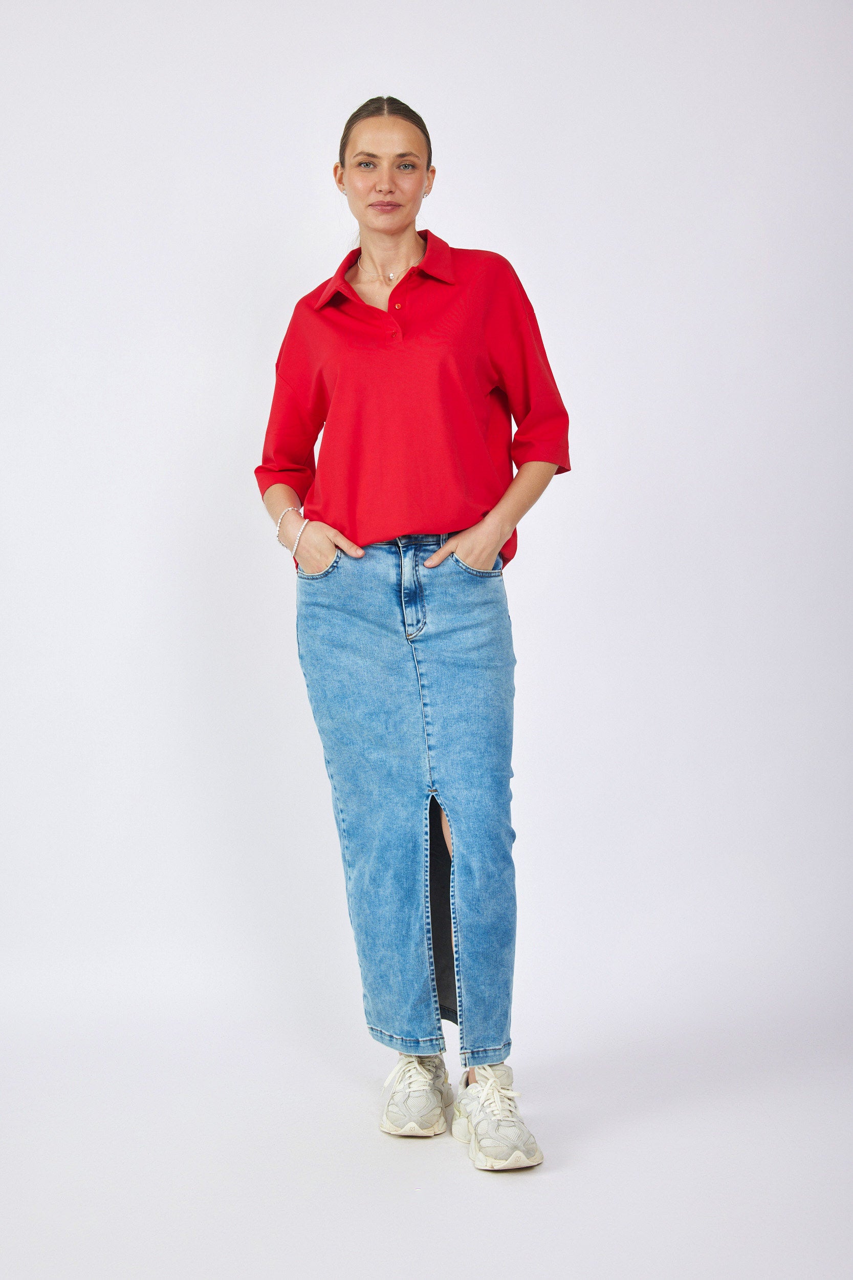 חולצת פולו ביג ג'רסי