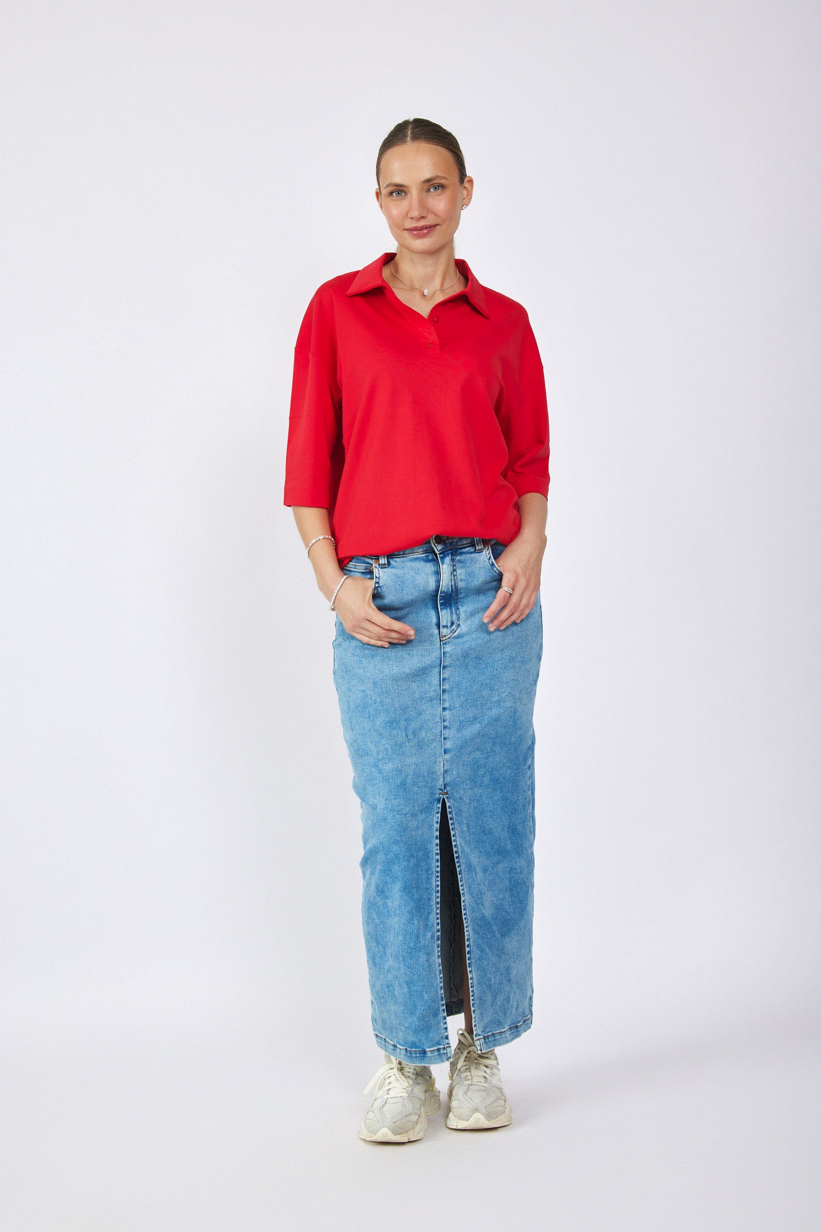 חולצת פולו ביג ג'רסי