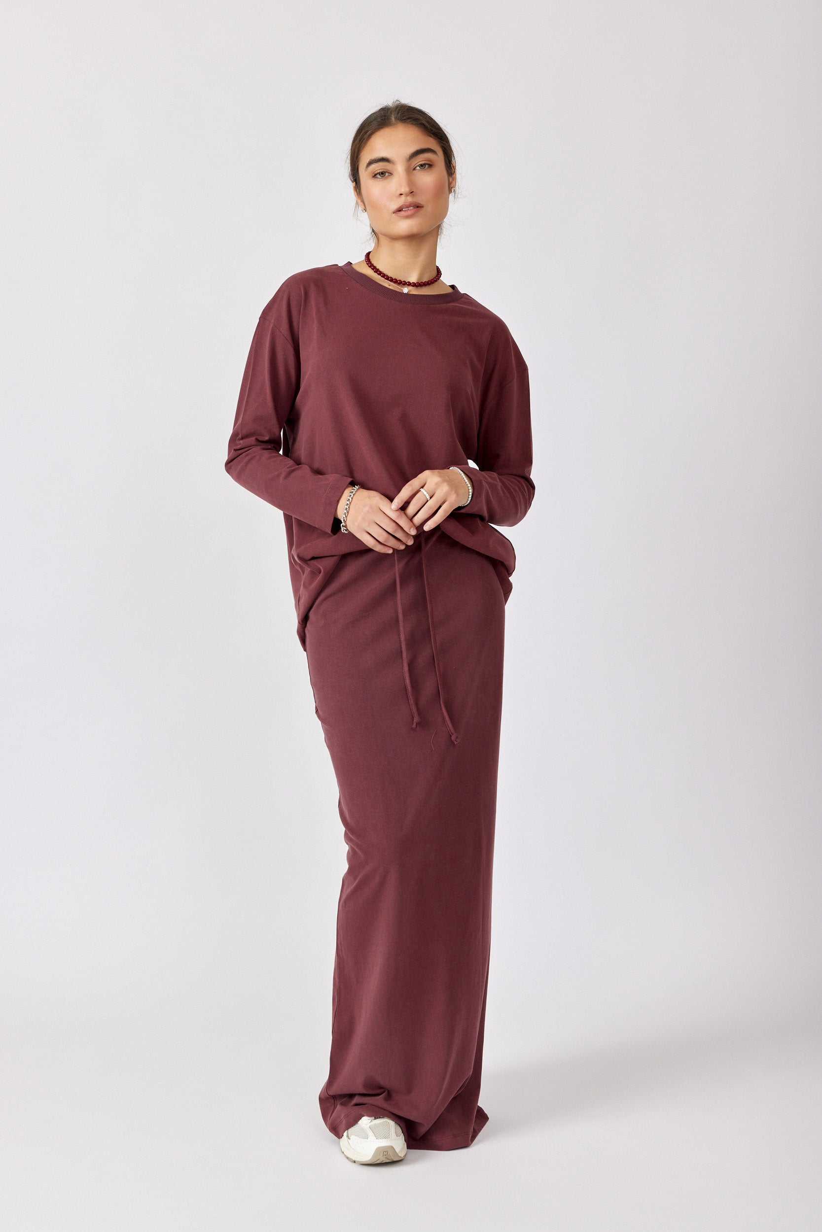 חצאית פיגמנט מקסי