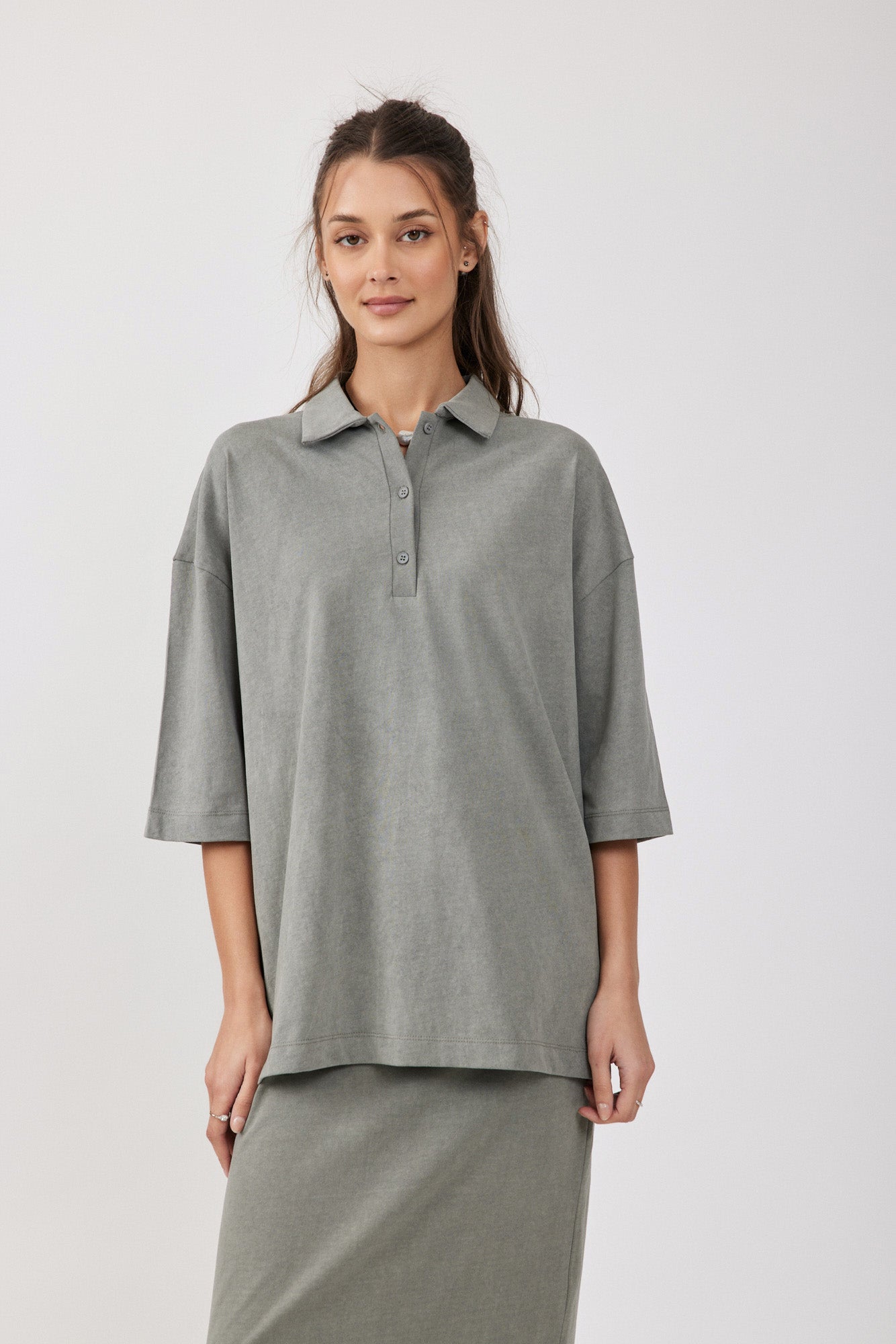 חולצת פולו פיגמנט