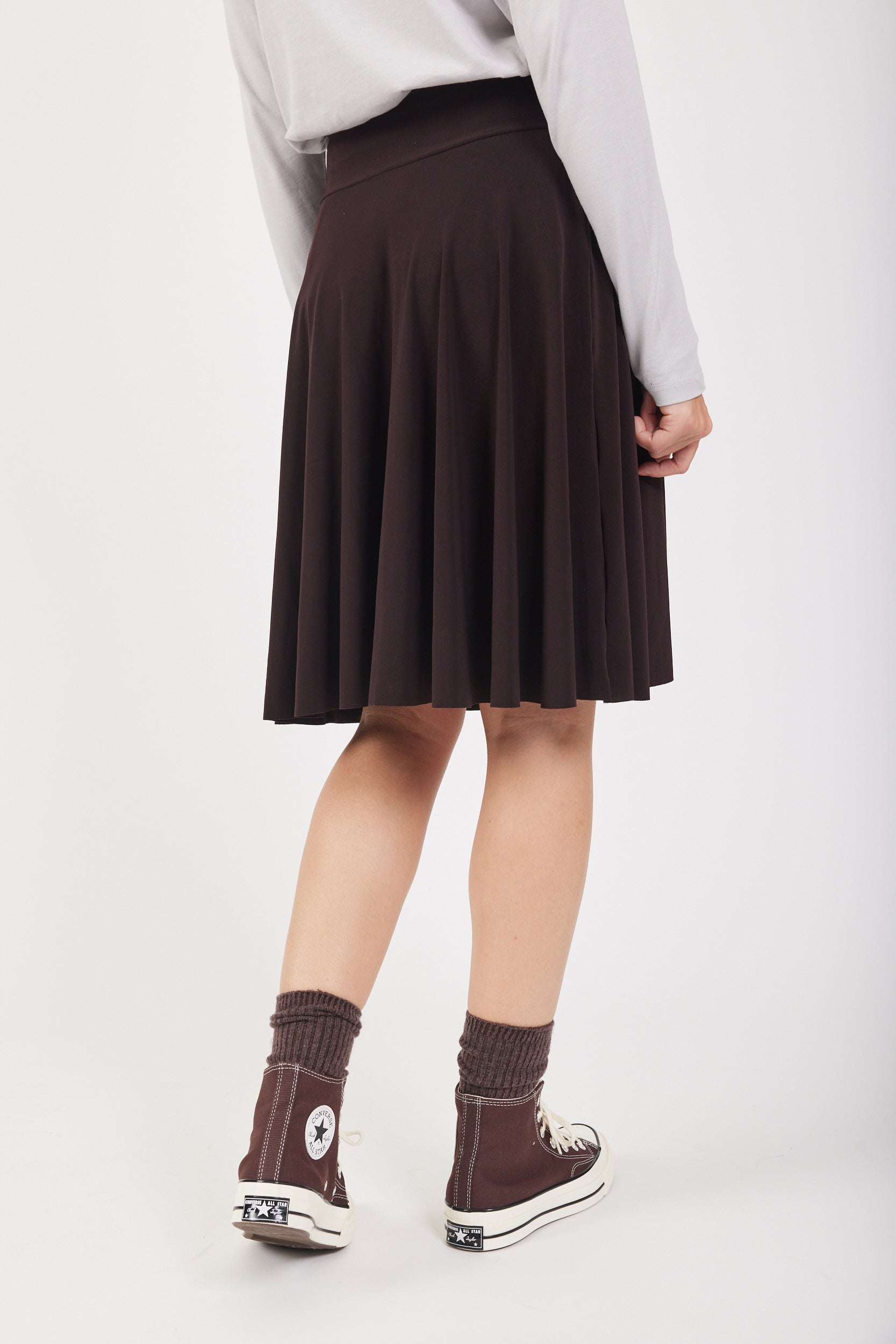 חצאית נאון קצרה גזרת קלוש