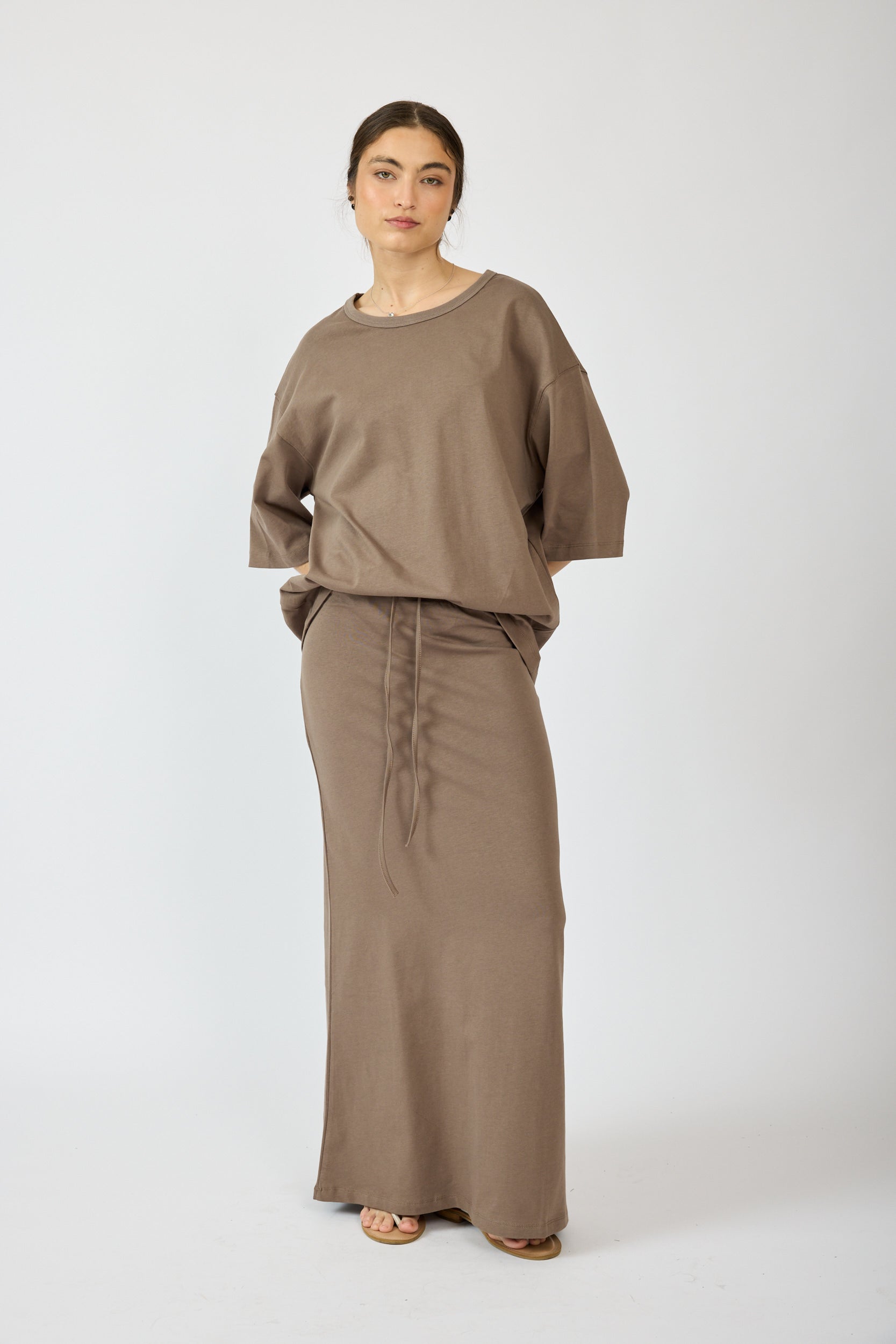 חצאית רוגבי מקסי