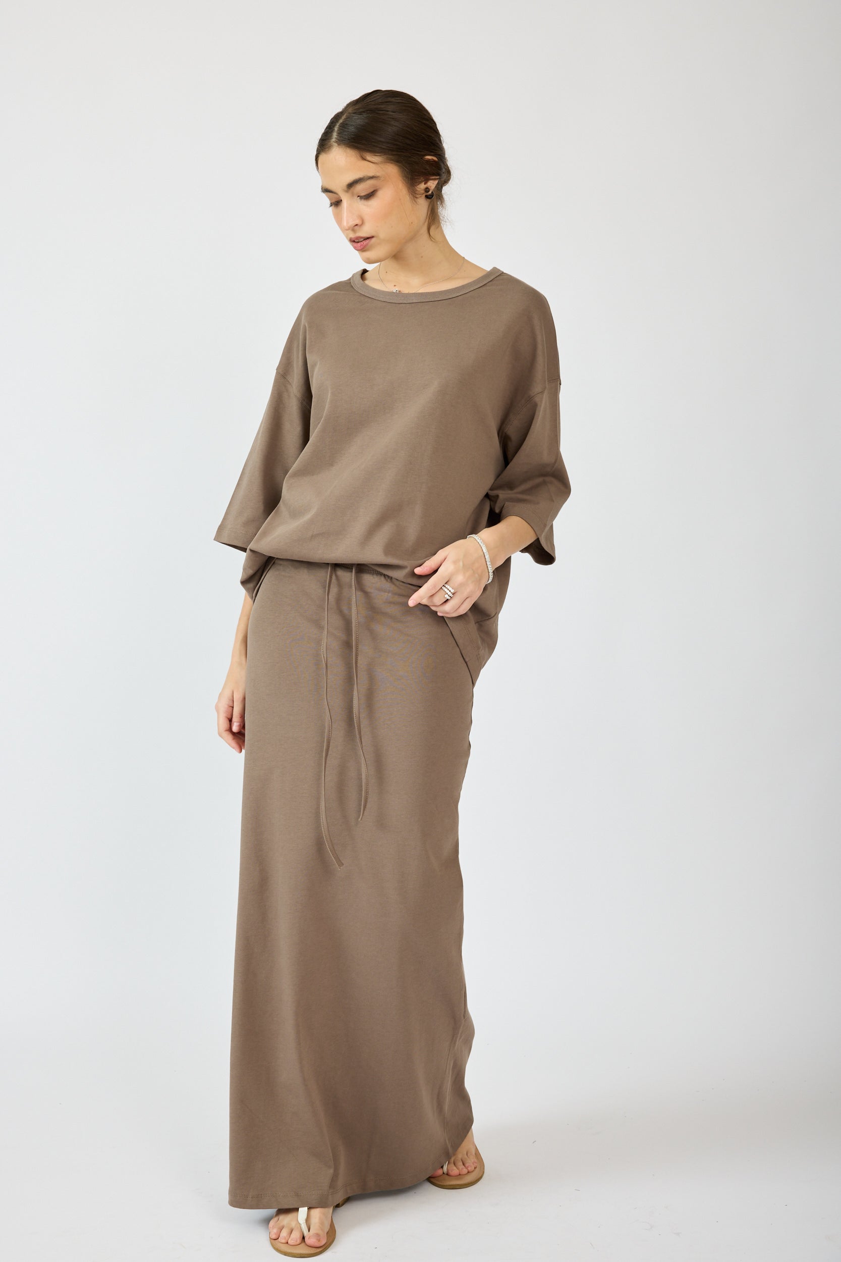 חצאית רוגבי מקסי