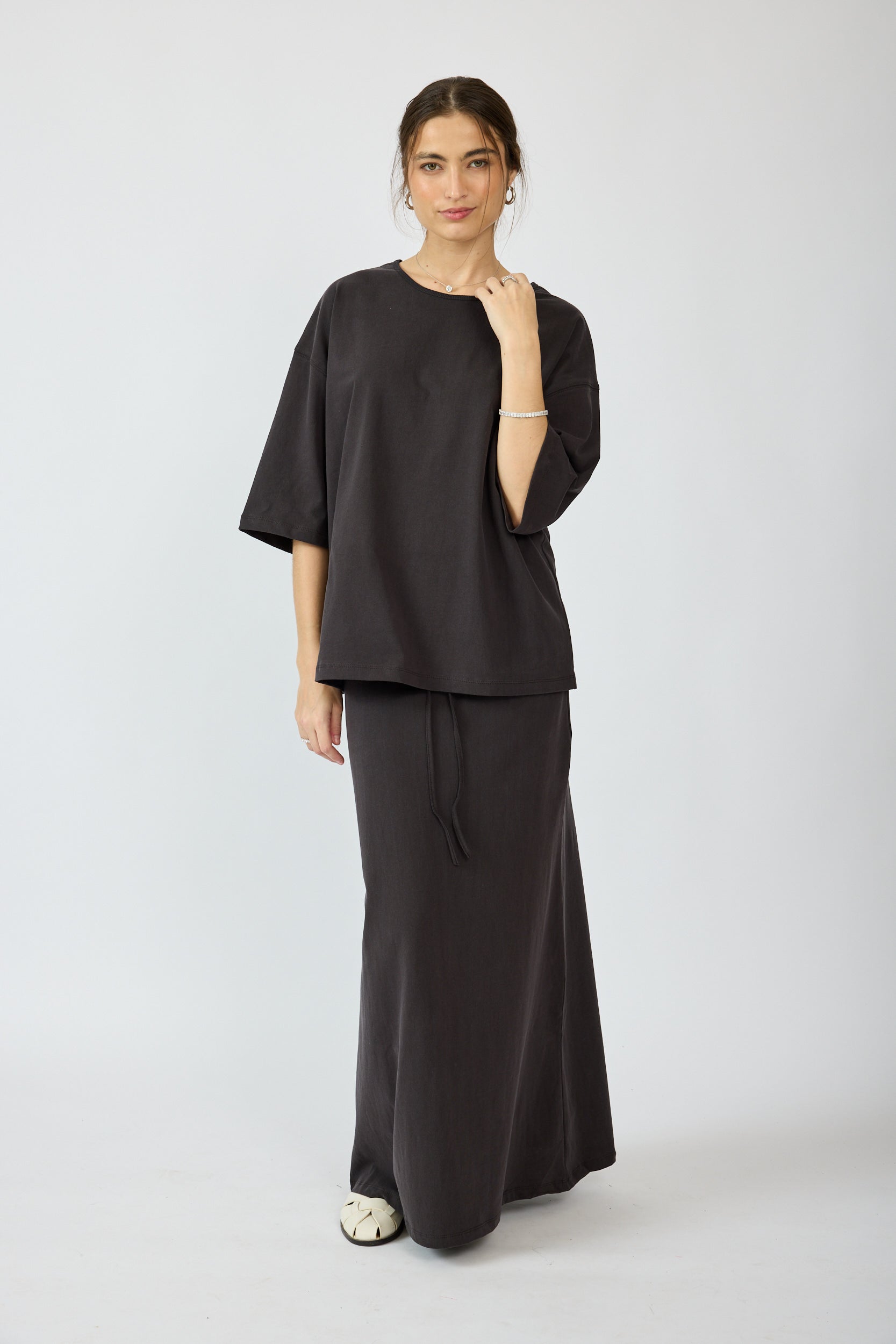 חצאית פיגמנט מקסי