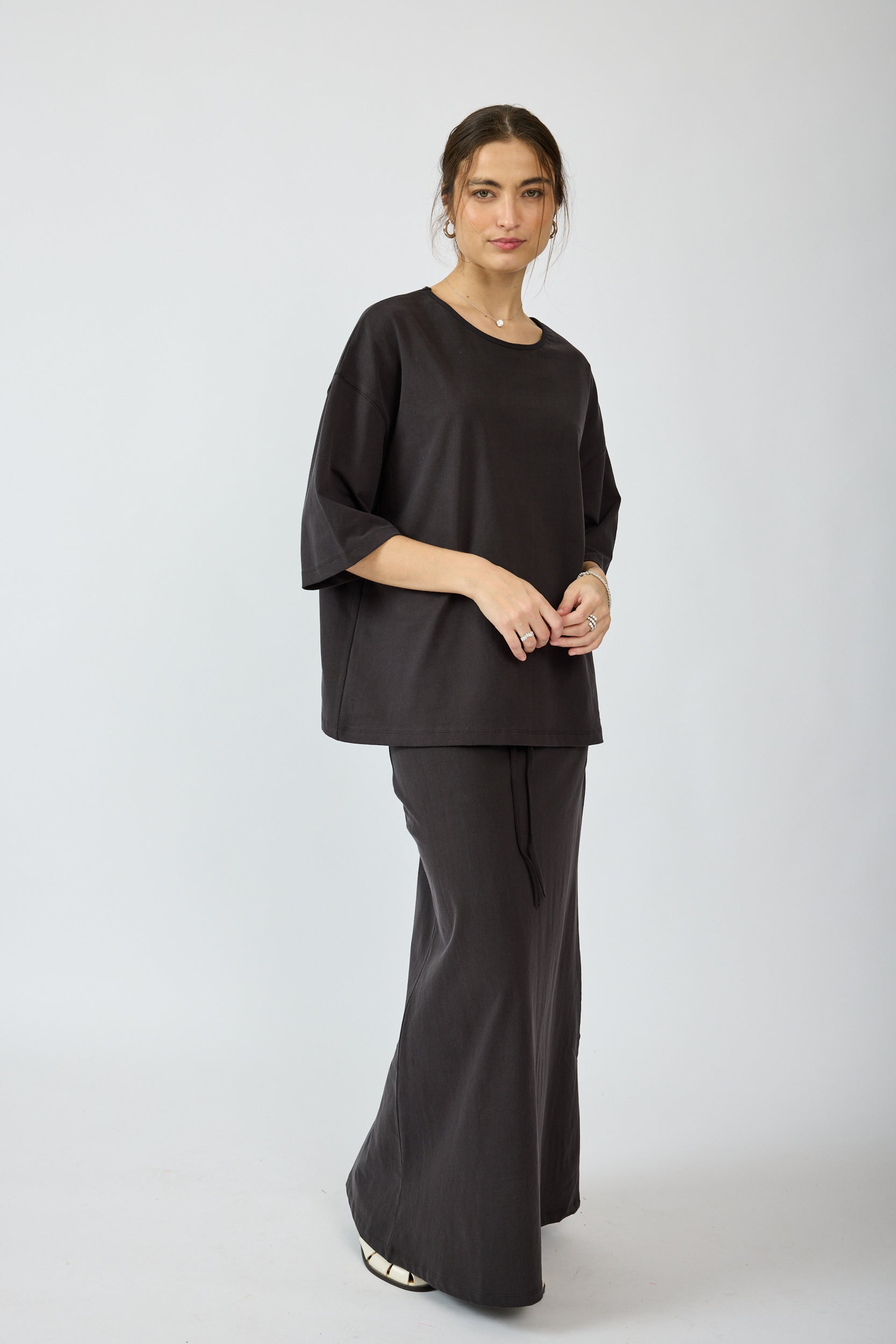 חצאית פיגמנט מקסי