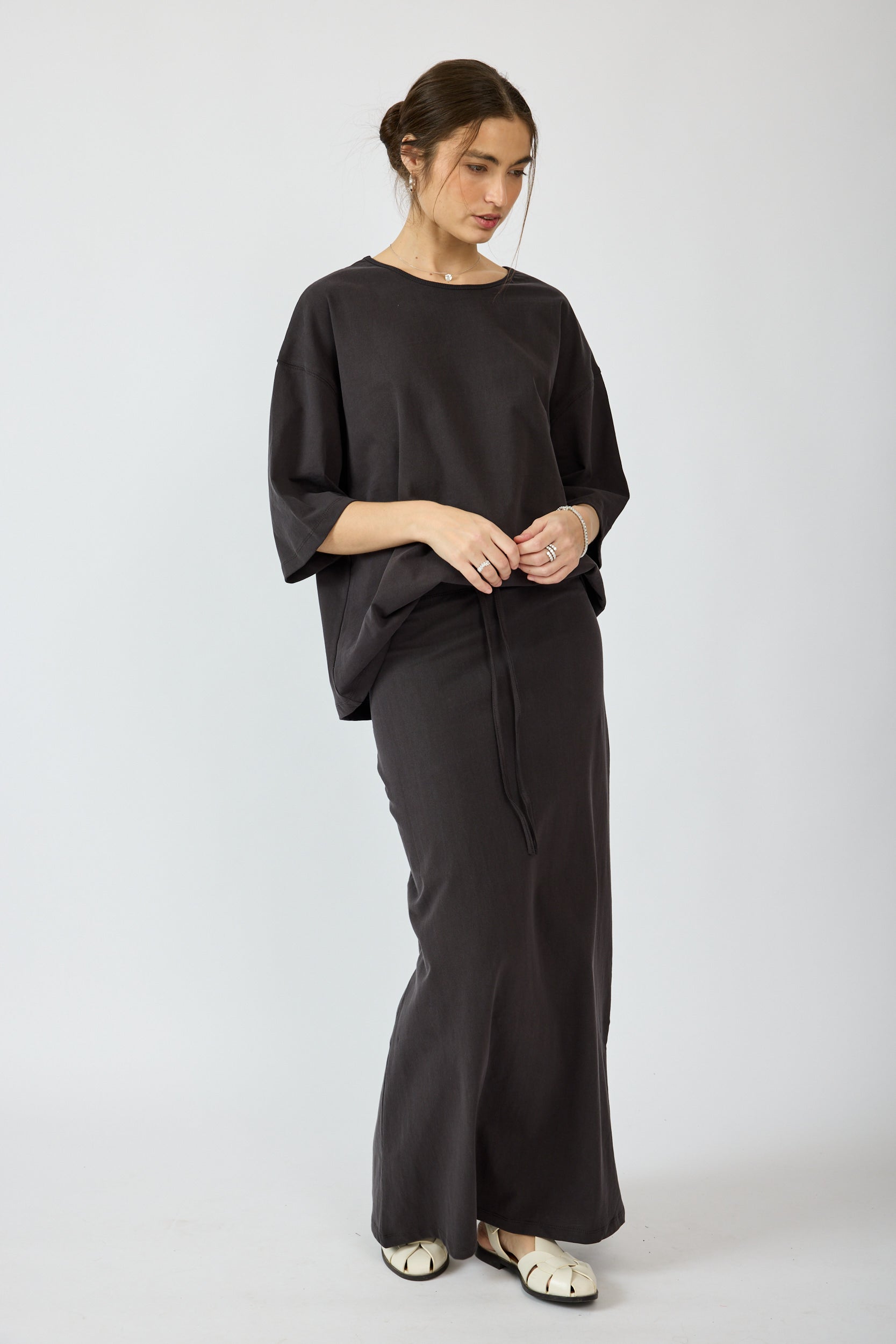 חצאית פיגמנט מקסי