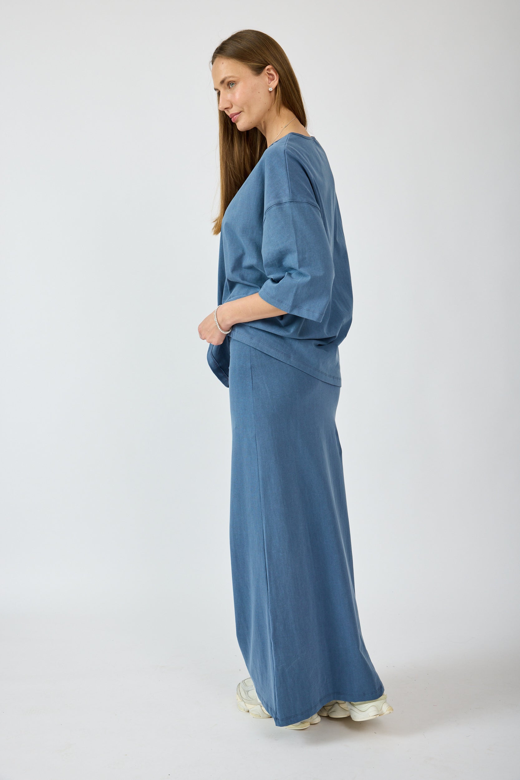 חצאית פיגמנט מקסי