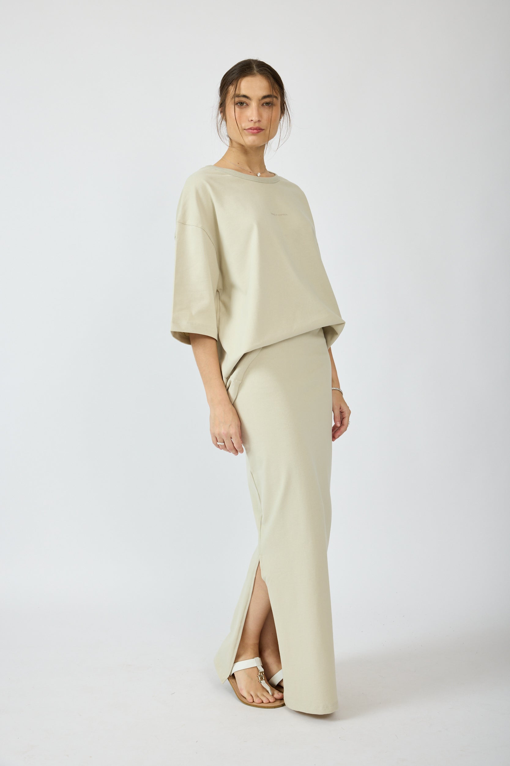 חצאית רוגבי מקסי+ שסע